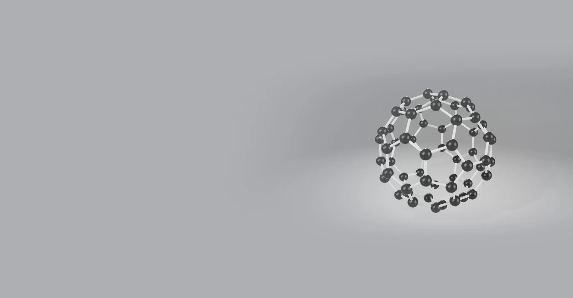 chemistry Buckminsterfullerene 3d model